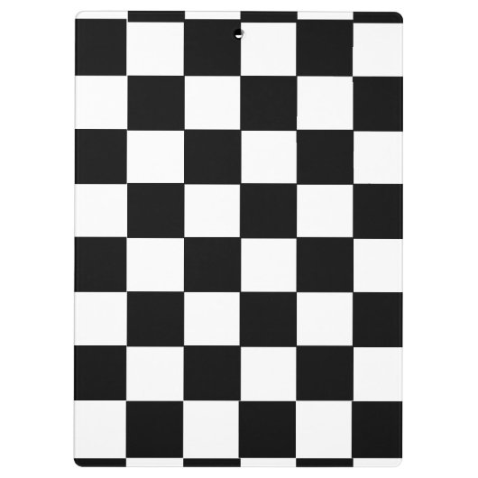 Chess Club Custom Name Initiaal Klembord (Achterkant)