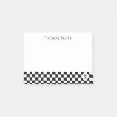 Chess Club Custom Name Initiaal Post-it® Notes (Voorkant)