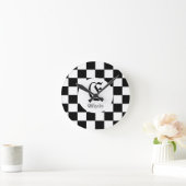 Chess Club Custom Name Initiaal Ronde Klok (Huis)