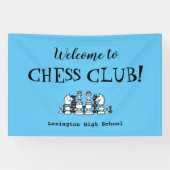 Chess Club Custom Wall Banner (Horizontaal)