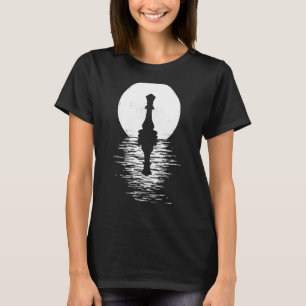 Chess Club Game King Queen Horse schaakstuk mannen T-shirt
