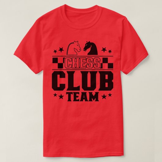Chess Club Team (5) T-shirt (Design voorkant)