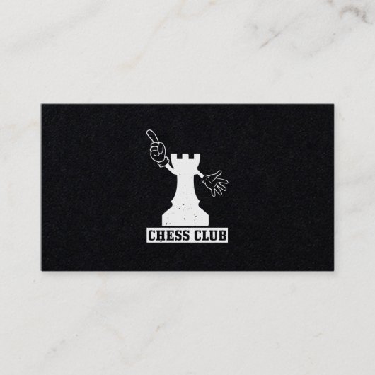 Chess Club Visitekaartje (Voorkant)