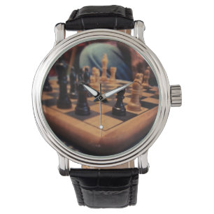 Chess Club Watch Horloge