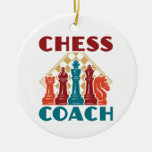 Chess Coach Keramisch Ornament (Voorkant)