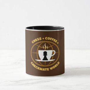 Chess & Coffee Mok