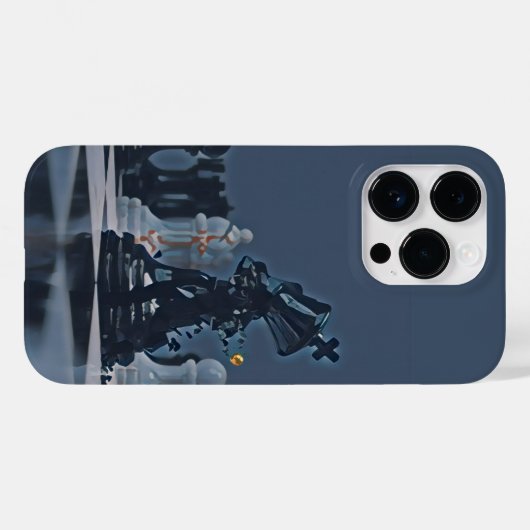 Chess - Cool Blue-foto Case-Mate iPhone Case (Achterkant (horizontaal))