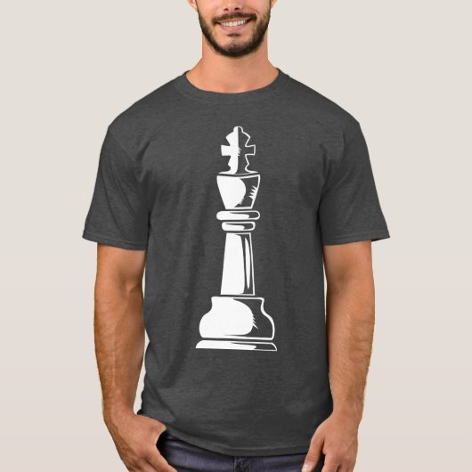 Chess Costume Chess Club King Chess Piece T-shirt (Voorkant)