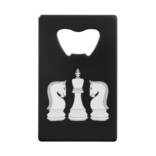 Chess Creditkaart Flessenopener (Voorkant)