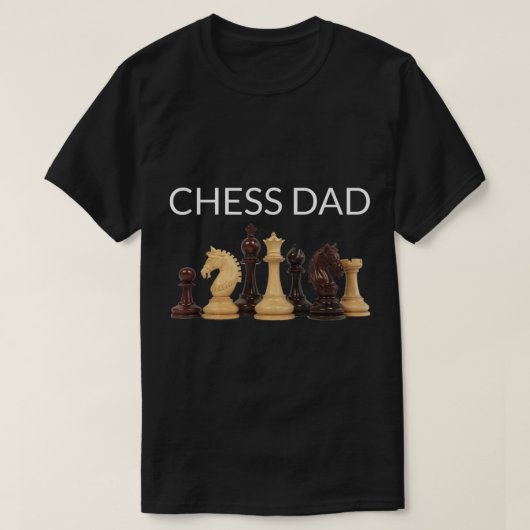 Chess Dad Gift for Strategy Lovers T-shirt (Design voorkant)