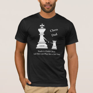 Chess Dad, Teach a child Chess, Mannen T-shirt