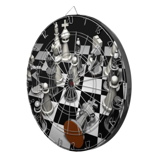 Chess Dartbord (Voorkant Rechts)