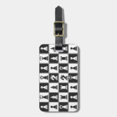 Chess Design Bagagelabel (Voorkant verticaal)