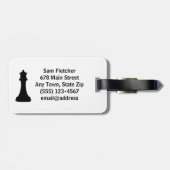 Chess Design Bagagelabel (Achterkant horizontaal)