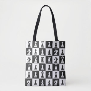 Chess Design Canvas tas