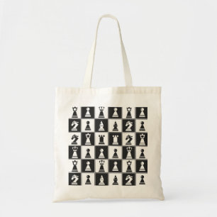 Chess Design Canvas tas