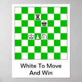 Chess Diagram Poster (Voorkant)