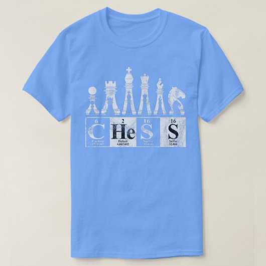 Chess Element Science Chess Nerd Player Premium 25 T-shirt (Design voorkant)