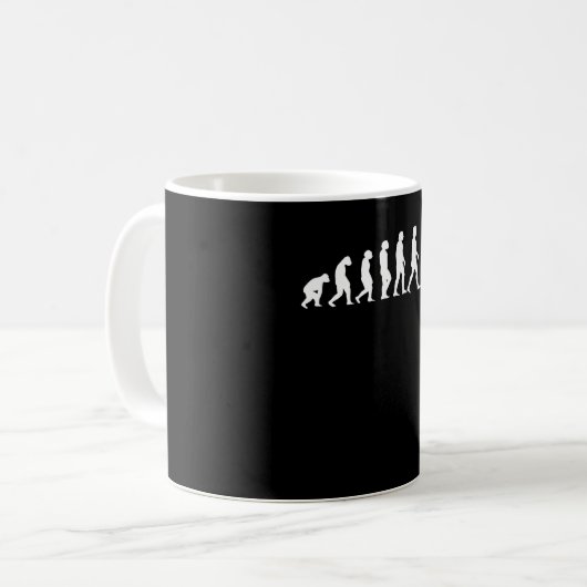 Chess Evolution Play Chess Koffiemok (Voorkant links)