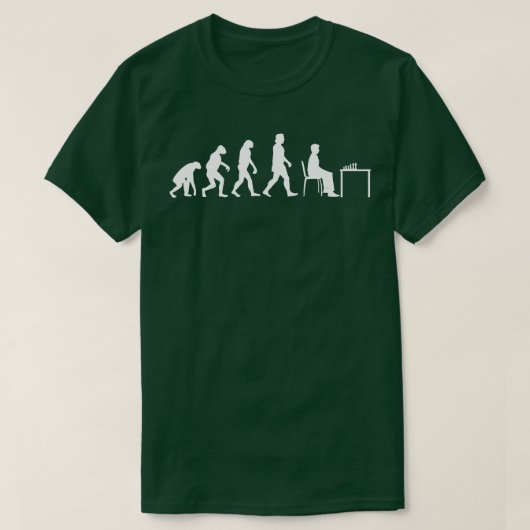 Chess Evolution Play Chess T-shirt (Design voorkant)
