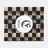 Chess Family Name Foto Fleece Deken (Voorkant (Horizontaal))