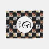 Chess Family Name Foto Fleece Deken (Voorkant (Horizontaal))