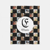 Chess Family Name Foto Fleece Deken (Voorkant)