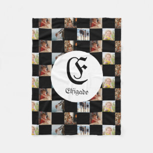 Chess Family Name Foto Fleece Deken