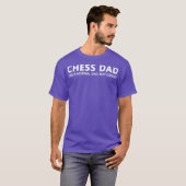 Chess Father Chess Dad T-shirt (Voorkant volledig)