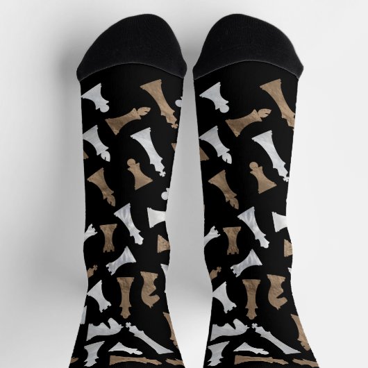 Chess Figtern - Goud en parels Sokken (Top)