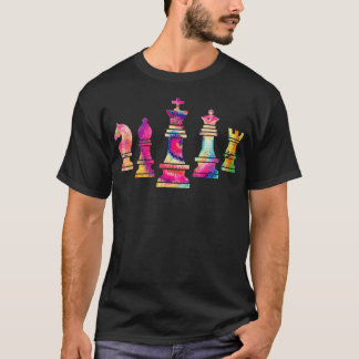 Chess Figures Geek Chess Player Gift Chess  T-shirt