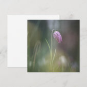 Chess Flower-fotokaart (Voorkant / Achterkant)