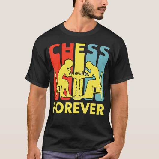Chess Forever Board Game Player Thed Chess T-shirt (Voorkant)