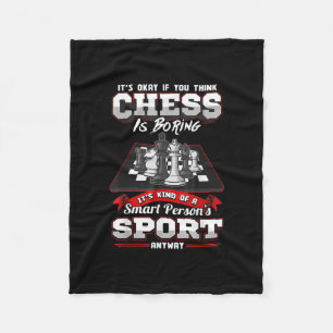 Chess Funny Quotes Humor Gezegden Fleece Deken