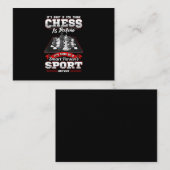 Chess Funny Quotes Humor Gezegden Informatiekaartje (Voorkant / Achterkant)