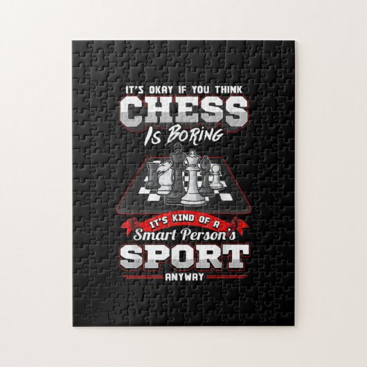 Chess Funny Quotes Humor Gezegden Legpuzzel (Verticaal)