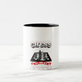Chess Funny Quotes Humor Gezegden Tweekleurige Koffiemok (Center)