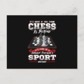 Chess Funny Quotes Humor Gezegden Uitnodiging Briefkaart (Voorkant)