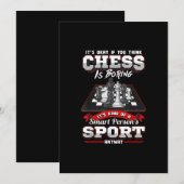 Chess Funny Quottes Humor Gezegden Kaart (Voorkant / Achterkant)