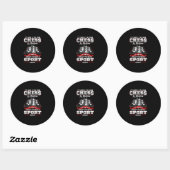 Chess Funny Quottes Humor Gezegden Ronde Sticker (Vel)