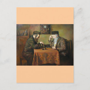 Chess Game Briefkaart