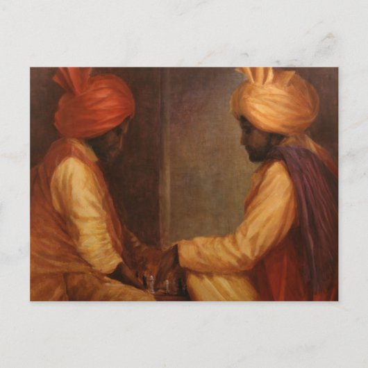 Chess Game Briefkaart (Voorkant)