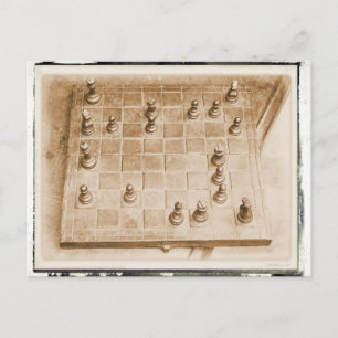 Chess Game Briefkaart