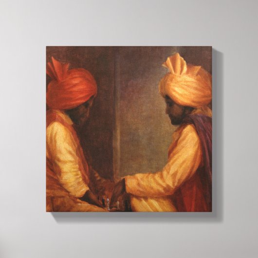 Chess Game Canvas Afdruk (Voorkant)