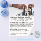 Chess Game, Chess Club Adverteren Flyer (Enkel)