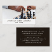 Chess Game, Chess Club Visitekaartje (Voorkant / Achterkant)