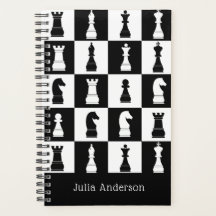 Chess Game Figures Black and White Pattern Name