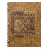 CHESS GAME IN STONE NOTITIEBOEK (Voorkant)