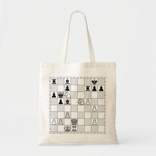 Chess Game One Tote Bag (Voorkant)