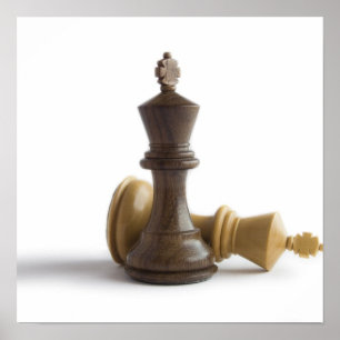 Chess Game over Poster